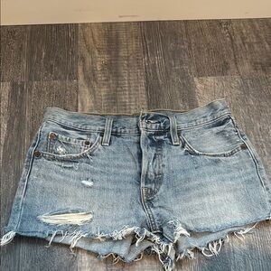 Levi’s 501 Distressed Denim Women's Shorts- size 26
